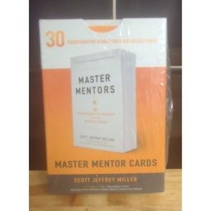 Master Mentors 30 Transformative Insights Greatest Minds Card Scott J.Miller NWT